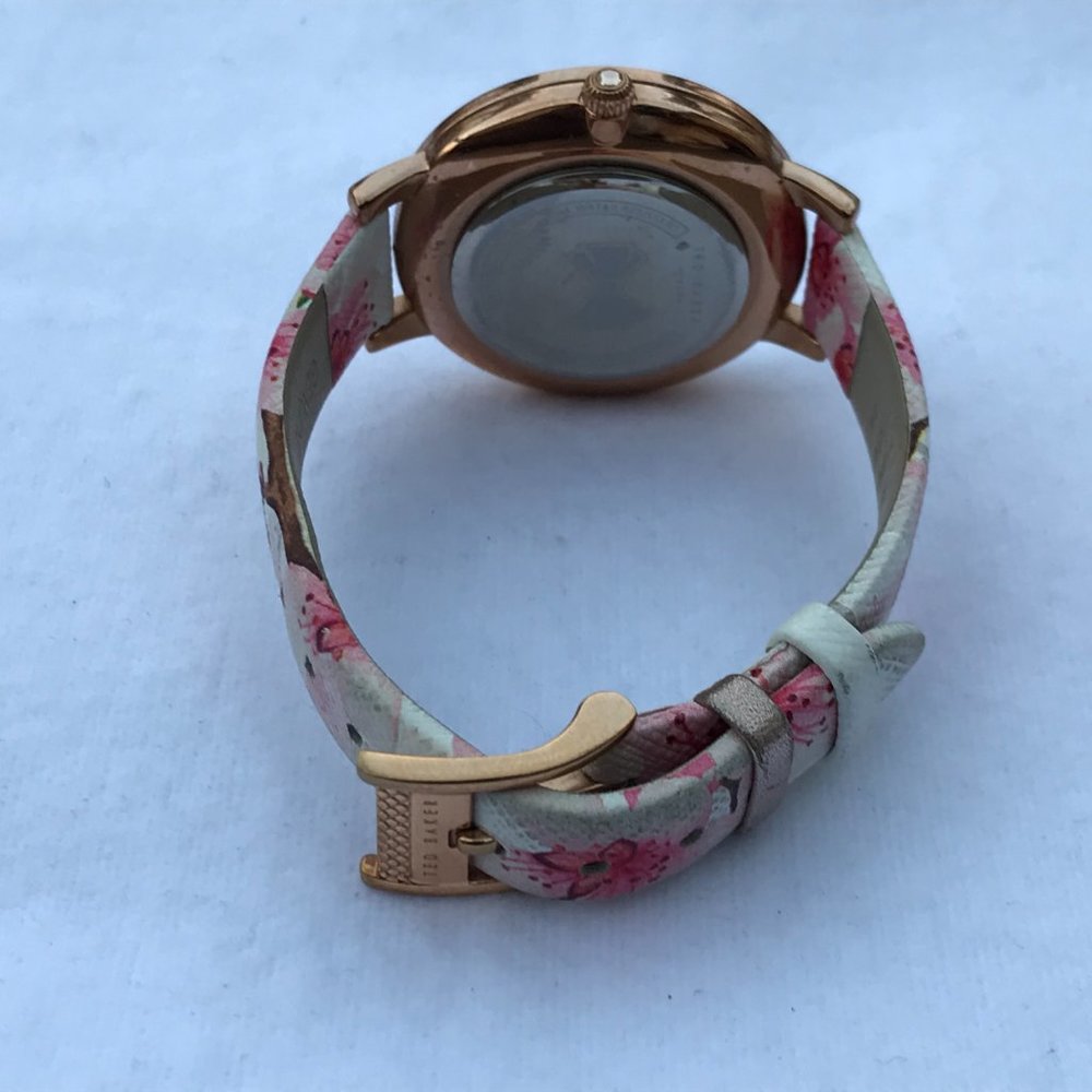 Ted Baker London Watch Leather Floral Band Women W - Picture 11 of 11